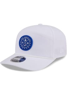 New Era Los Angeles Dodgers Team Circle Split Panel Rope 9SEVENTY Adjustable Hat - White