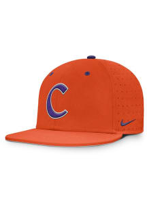 Nike Clemson Tigers Mens Orange Dugout True Aero Bill Fitted Hat