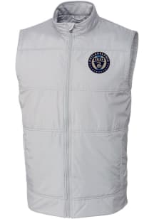 Cutter and Buck Philadelphia Union Big and Tall Grey Stealth Mens Vest