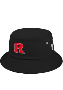 LogoFit Rutgers Scarlet Knights Black Daytona Mens Bucket Hat