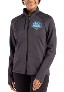 Cutter and Buck UCLA Bruins Womens Black 2026 WBB Champions Peshastin Long Sleeve Full Zip Jacket