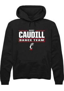 Avery Caudill Cincinnati Bearcats Mens Black NIL Stacked Box Player Hood