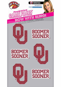 Oklahoma Sooners 6pk Fandazzler Tattoo
