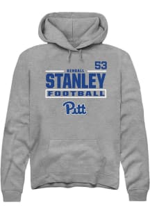 Kendall Stanley Pitt Panthers Mens Graphite Football NIL Stacked Box Player Hood
