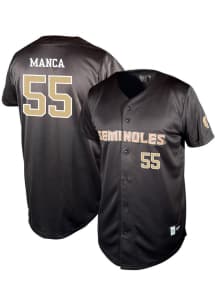 Payton Manca  Florida State Seminoles Mens Black NIL Baseball Jersey