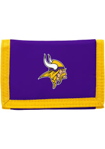 Minnesota Vikings Velcro Mens Trifold Wallet
