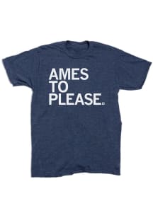 Ames Blue Ames to Please Short Sleeve Fashion T Shirt