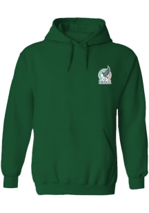 Vive La Fete Mexico National Team Womens Green Dana Hooded Sweatshirt