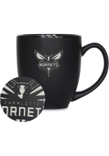 Charlotte Hornets Primary Bistro Ceramic Mug - Black