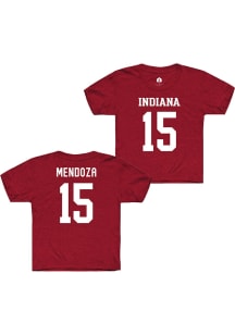 Fernando Mendoza Indiana Hoosiers Youth Crimson NIL Shirzee Player Tee