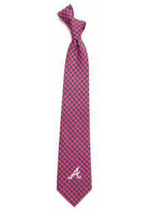 Atlanta Braves Gingham Mens Tie