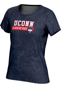 ProSphere UConn Huskies Womens Navy Blue Class of 2026 Short Sleeve T-Shirt