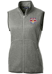 Cutter and Buck New York Red Bulls Womens Grey Mainsail Vest