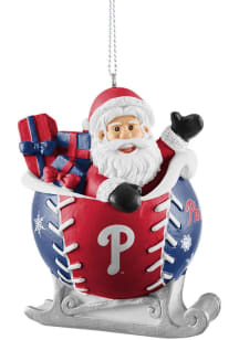 Philadelphia Phillies Sleigh Ornament - Blue