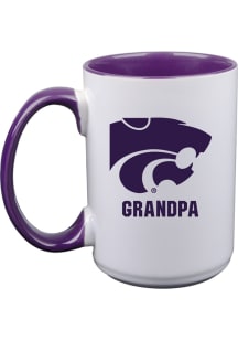 K-State Wildcats Grandpa 15oz Ceramic Mug - White