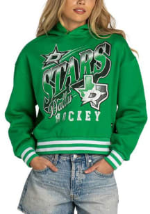 Dallas Stars Womens Green Large Logo Hooded Sweatshirt
