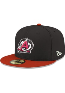 New Era Arkansas Travelers Mens Black A Horse GCP 59FIFTY Fitted Hat