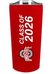Ohio State Buckeyes 18oz Class of 2026 Soft Touch Stainless Steel Tumbler - Red
