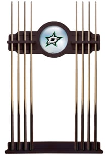 Dallas Stars Solid Wood Cue Rack Pool Table