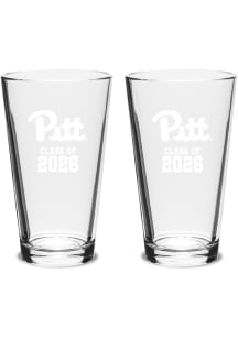 Pitt Panthers Class of 2026 Pub Set Pint Glass - White