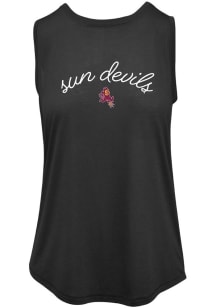 Arizona State Sun Devils Womens Black Premium Tank Top