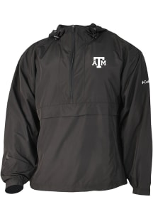 Columbia Texas A&M Aggies Mens Black Heat Seal Prodigy Long Sleeve Qtr Zip Pullover