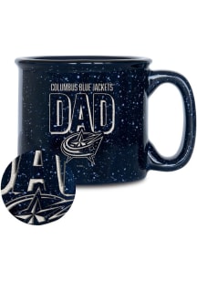 Columbus Blue Jackets Dad 12oz Campfire Ceramic Mug - Navy Blue