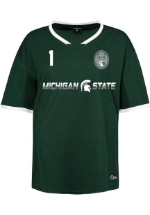 Hype and Vice Michigan State Spartans Womens Soccer Fashion Soccer Jersey - Green