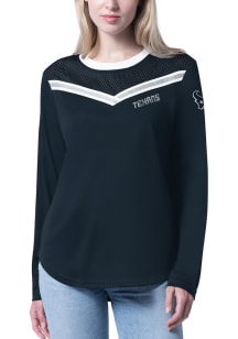 Houston Texans Womens Team Branding Fashion Football Jersey - Navy Blue