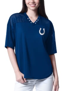 Indianapolis Colts Womens Key Plan Fashion Football Jersey - Blue