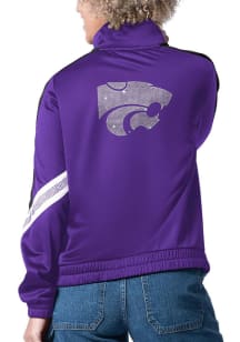 K-State Wildcats Womens Purple Long Shot Long Sleeve Track Jacket
