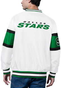 Starter Dallas Stars Mens White Signal Caller Pullover Jackets