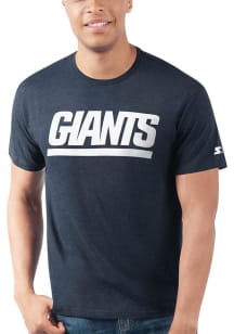 Starter New York Giants Navy Blue 1976 Primary Logo Short Sleeve T Shirt