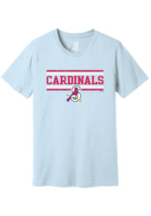 Summit Sportswear Springfield Cardinals Light Blue Double Bars Short Sleeve T Shirt