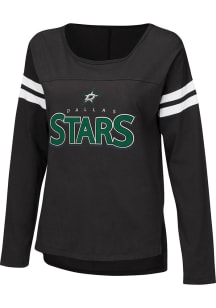 Dallas Stars Womens Black Free Agent LS Tee