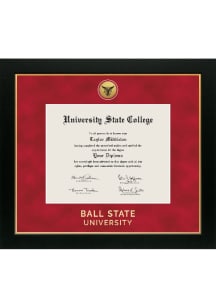 Ball State Cardinals Medallion Manchester Diploma Frame - Red