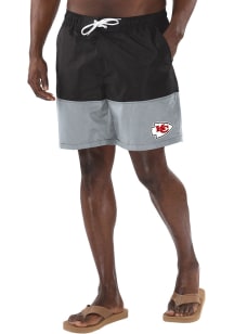 Kansas City Chiefs Mens Black Swim Swim Trunks