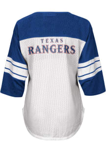 Texas Rangers Womens First Team Graphic Fashion Baseball Jersey - Blue