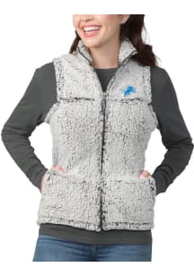 Detroit Lions Womens Grey Weekender Vest