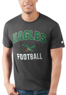 Starter Philadelphia Eagles Black SPORT DROP Short Sleeve T Shirt