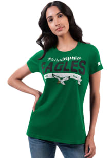 Philadelphia Eagles Womens Kelly Green Team Short Sleeve T-Shirt