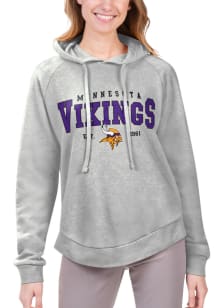 Minnesota Vikings Womens Grey Jordan Hooded Sweatshirt