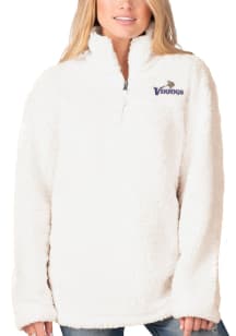 Minnesota Vikings Womens White Tailgate Long Sleeve Full Zip Jacket