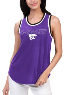 K-State Wildcats Womens Purple Strategy Tank Top