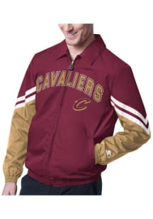 Starter Cleveland Cavaliers Mens Maroon Champ Light Weight Jacket