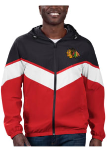 Chicago Blackhawks Mens Red Layup Light Weight Jacket