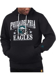 Starter Philadelphia Eagles Mens Black Retro Helmet Long Sleeve Hoodie