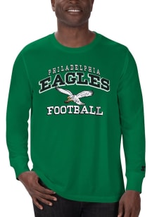 Starter Philadelphia Eagles Kelly Green Retro Sport Drop Long Sleeve T Shirt