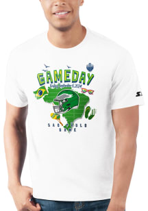 Starter Philadelphia Eagles White 2024 Sao Paulo Game Short Sleeve T Shirt