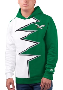 Starter Philadelphia Eagles Mens White Shockwave Fashion Hood